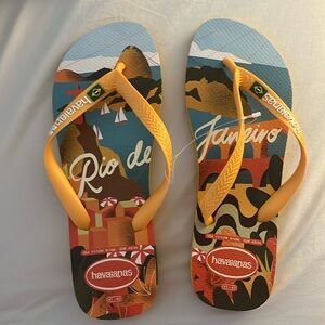 Havaianas Rio de Janeiro 🇧🇷 Unissex Flip Flops